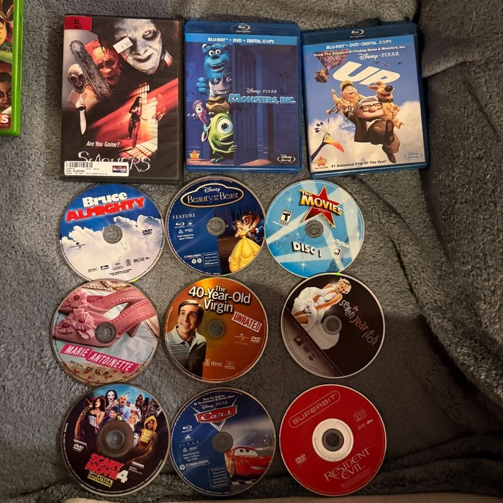 Video Game Lot PS4 PS3 Xbox 360 Original Xbox PC + FREE Blu-Ray DVDs